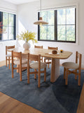 Ruggable Eclipse rug in Navy 90x60cm (British brand)