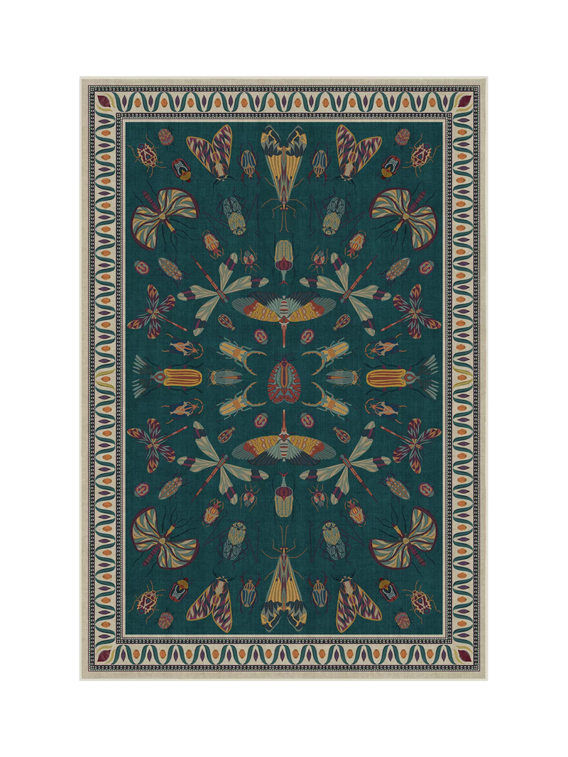 Ruggable Iris Apfel Flutterby rug 90x60cm - British product