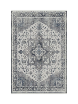 John Lewis Ruggable Kira Rug Stone Blue Washable Rug 90cm x 60cm- Buy online at McGrocer
