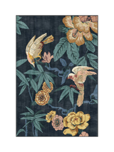 John Lewis Ruggable Sanderson Bamboo & Bird Rectangular Machine-Washable Rug, 275 x 185 cm- Buy online at McGrocer