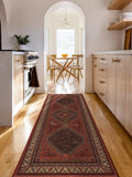 Ruggable Zareen rug Scarlet Red 90x60cm - British product