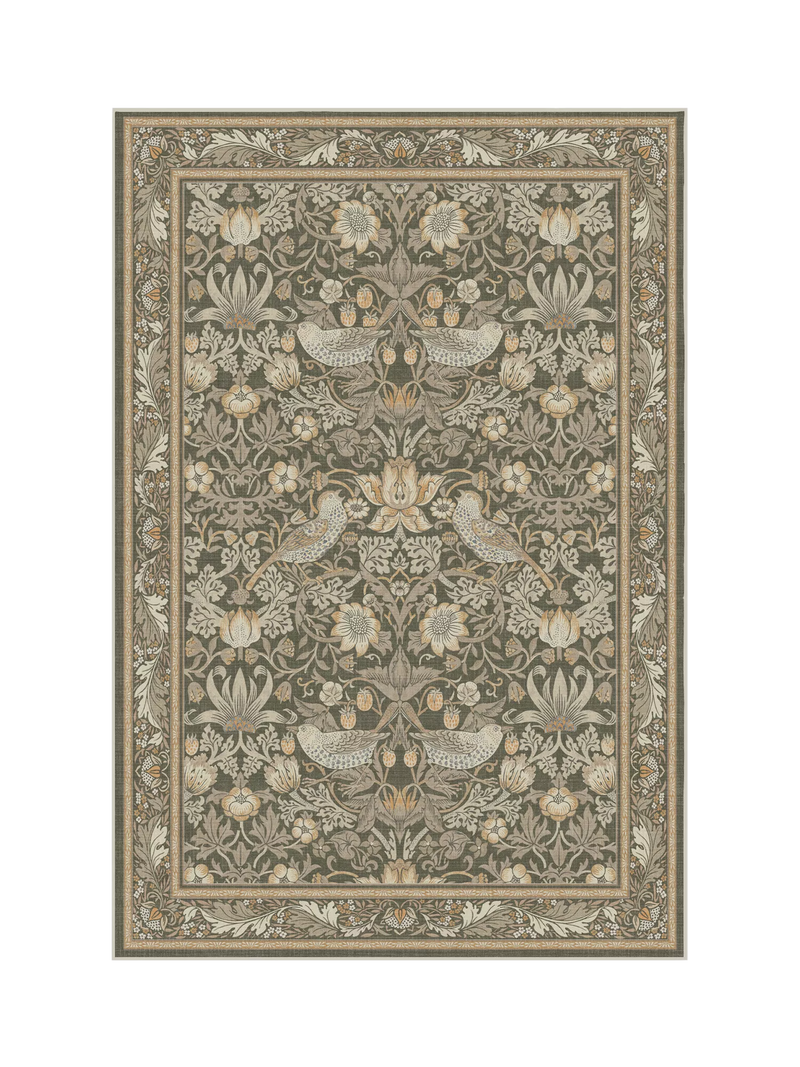 Ruggable Morris & Co. Strawberry Thief rug, UK version