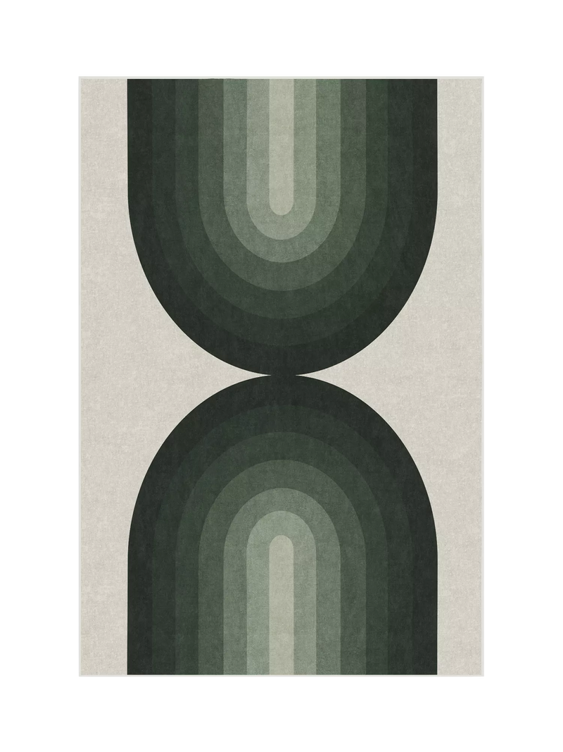 Ruggable Absida rug sage 90x60cm, UK version