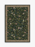 Ruggable Morris & Co bird rug, washable, imported from the UK