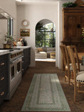 Ruggable Provence rug in sage, 90x60cm, imported from the UK