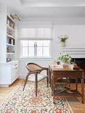 Ruggable Suzani coral floral rug 60x90cm (British brand)