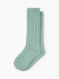 Brora cashmere cable knit bed socks, imported from the UK