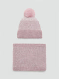 Mango Oslops knitted scarf in light pastel pink, imported from the UK