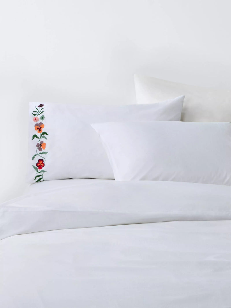 John Lewis Posy embroidered duvet cover set double, UK version