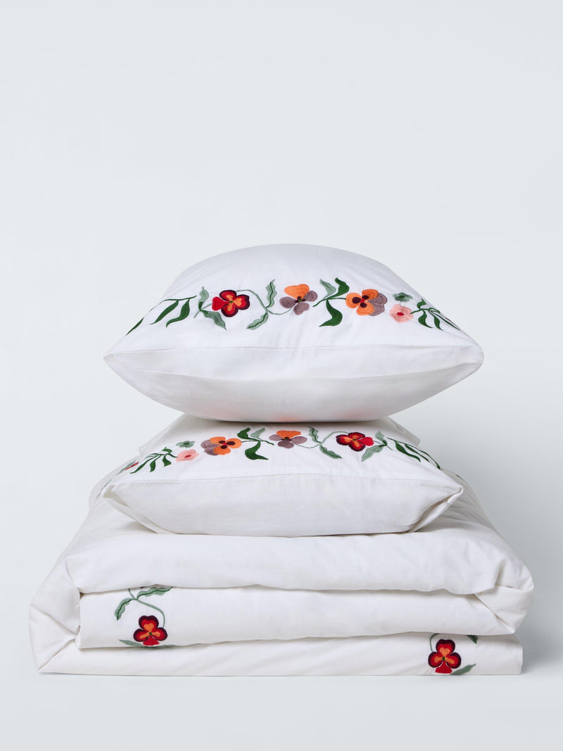 John Lewis Posy embroidered duvet cover set double, UK version