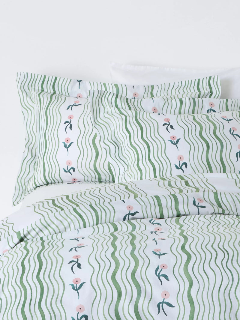 John Lewis duvet cover set ribbon multi double (British brand)