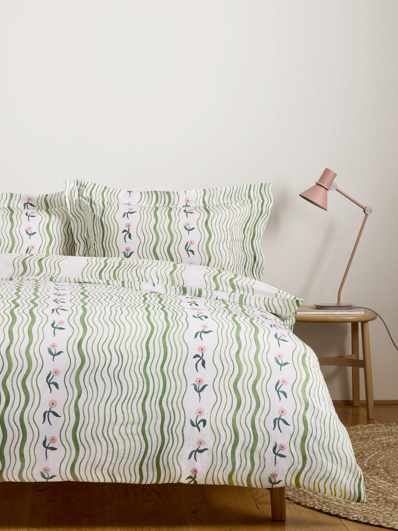 John Lewis duvet cover set ribbon multi double (British brand)