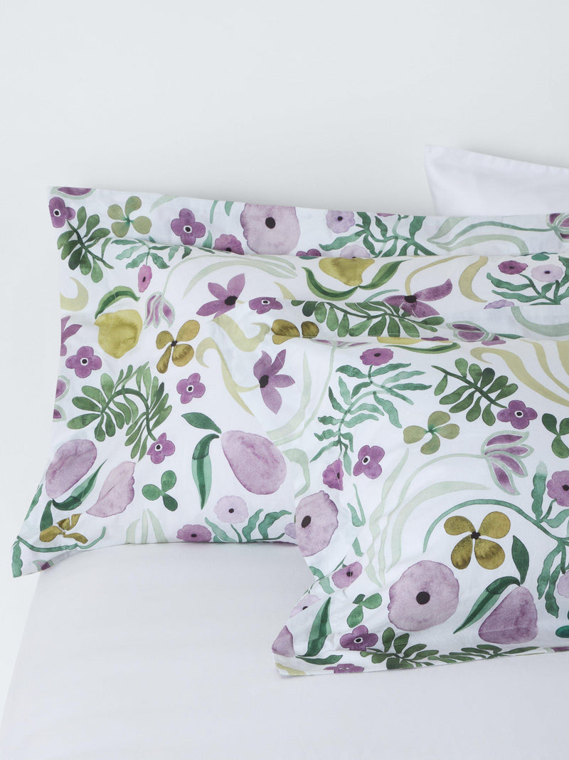 John Lewis violet floral duvet cover set double (British brand)