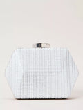 Phase Eight sparkle silver clutch bag (British brand)