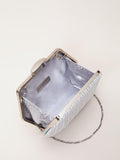 Phase Eight sparkle silver clutch bag (British brand)