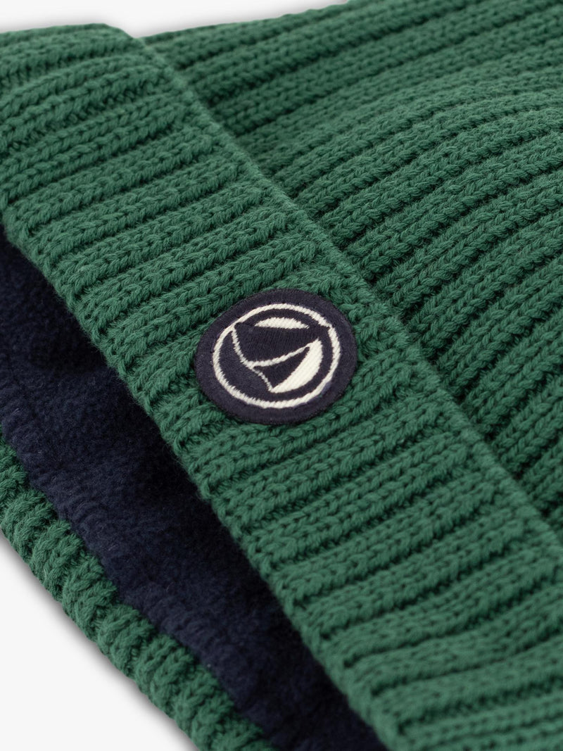 Petit Bateau baby beanie micro fleece lined (British brand)