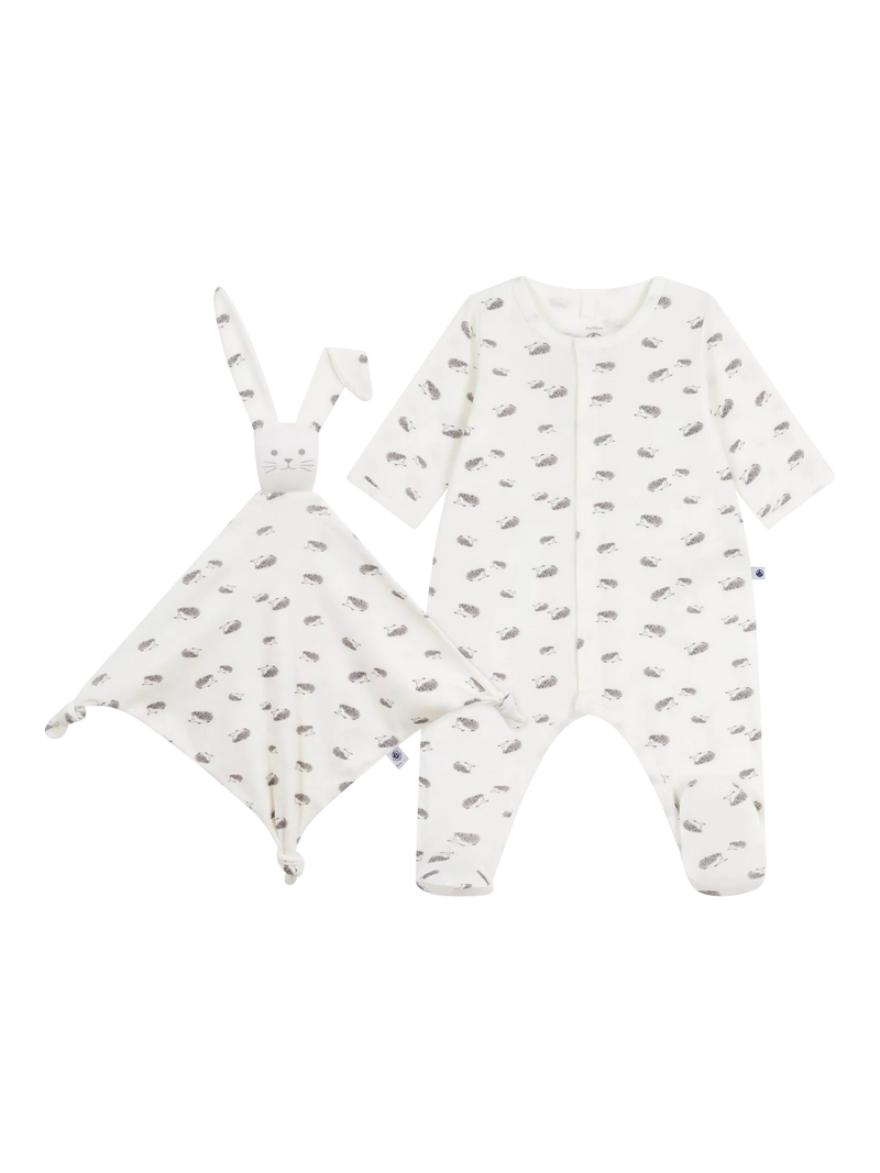 Petit Bateau cotton babygrow gift set - British product