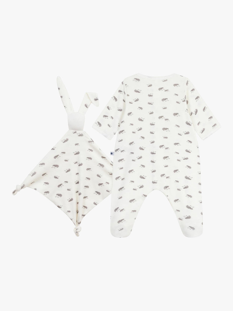 Petit Bateau cotton babygrow gift set - British product