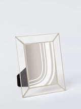 John Lewis John Lewis Flat Glass Border Photo Frame, Silver- Buy online at McGrocer