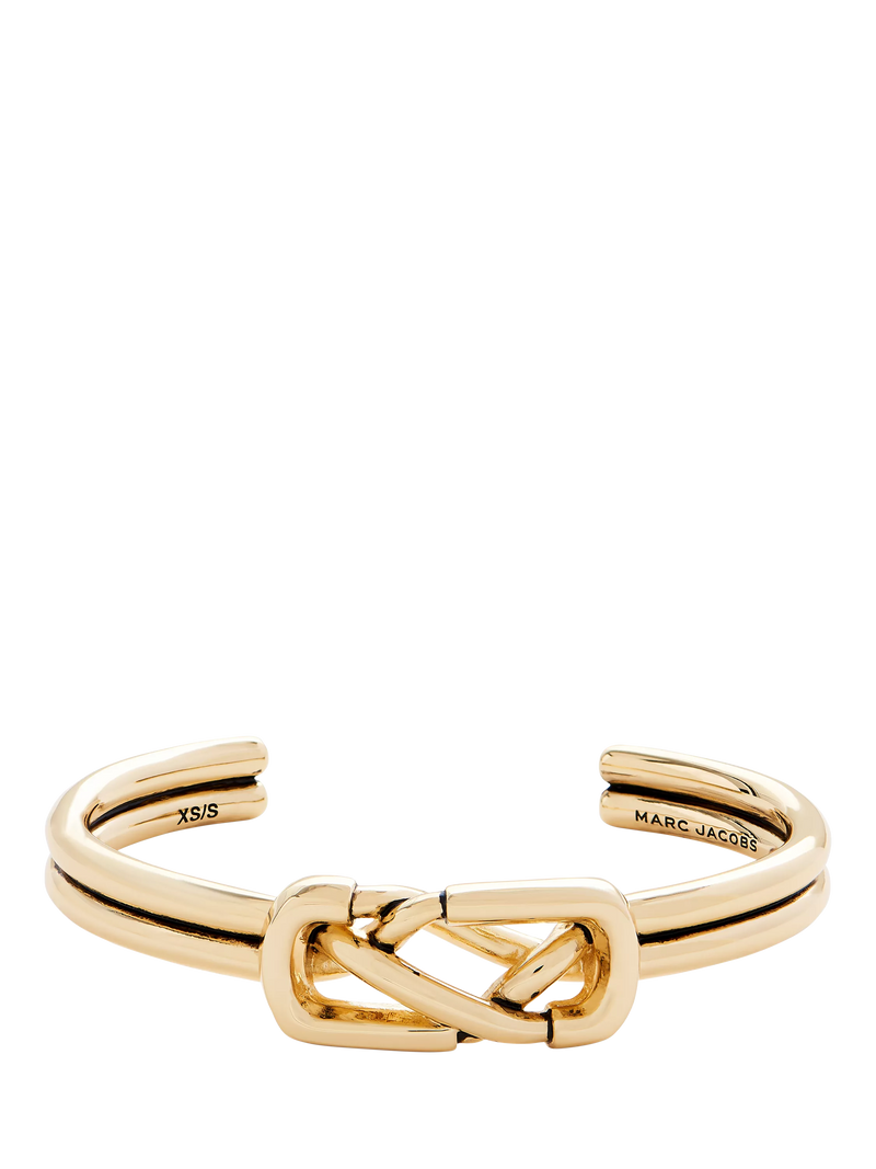 Marc Jacobs dual cuff bracelet gold toned (British brand)