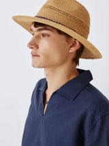 John Lewis John Lewis Braided Band Fedora Natural Fedora Hat- Buy online at McGrocer