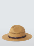 John Lewis natural braided band fedora, UK version