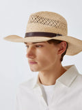 John Lewis paper straw western hat natural, UK version