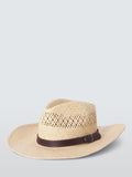 John Lewis paper straw western hat natural, UK version