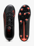 PUMA Kids ULTRA 6 PLAY football boots Black Red, imported from the UK