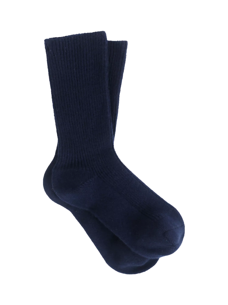 Pure Collection cashmere blend crew socks, imported from the UK