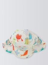 John Lewis John Lewis Baby Sealife Keppi Safari Hat, White Multi- Buy online at McGrocer