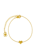 Ottoman Hands gold heart charm bracelet (British brand)