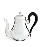 Christofle silver-plated 3-piece tea set with wooden handles - British product