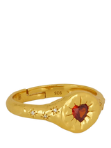 John Lewis Ottoman Hands Heart Stacking Ring- Buy online at McGrocer