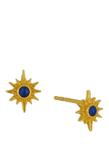 John Lewis Ottoman Hands Lapis Star Stud Earrings, Gold- Buy online at McGrocer