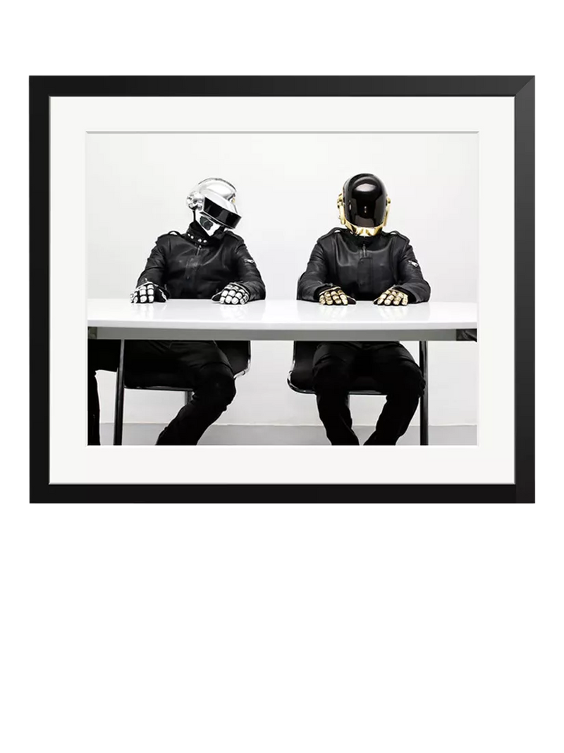 Sonic Editions Daft Punk 2007 framed print landscape (British brand)