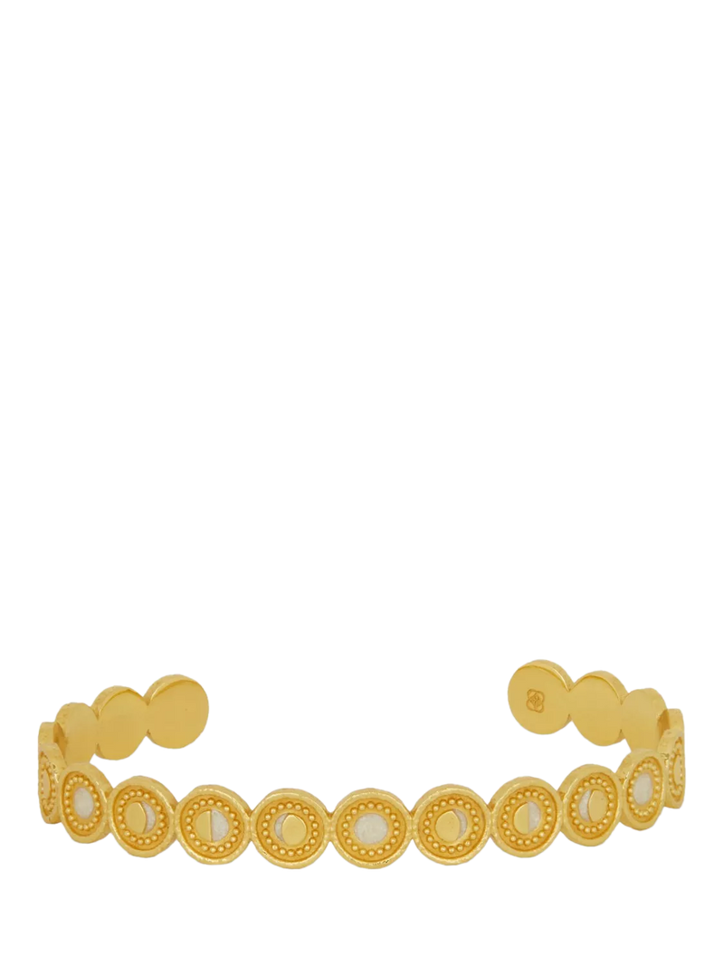 Ottoman Hands moon phase cuff gold, UK version