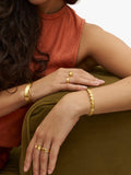 Ottoman Hands moon phase cuff gold, UK version