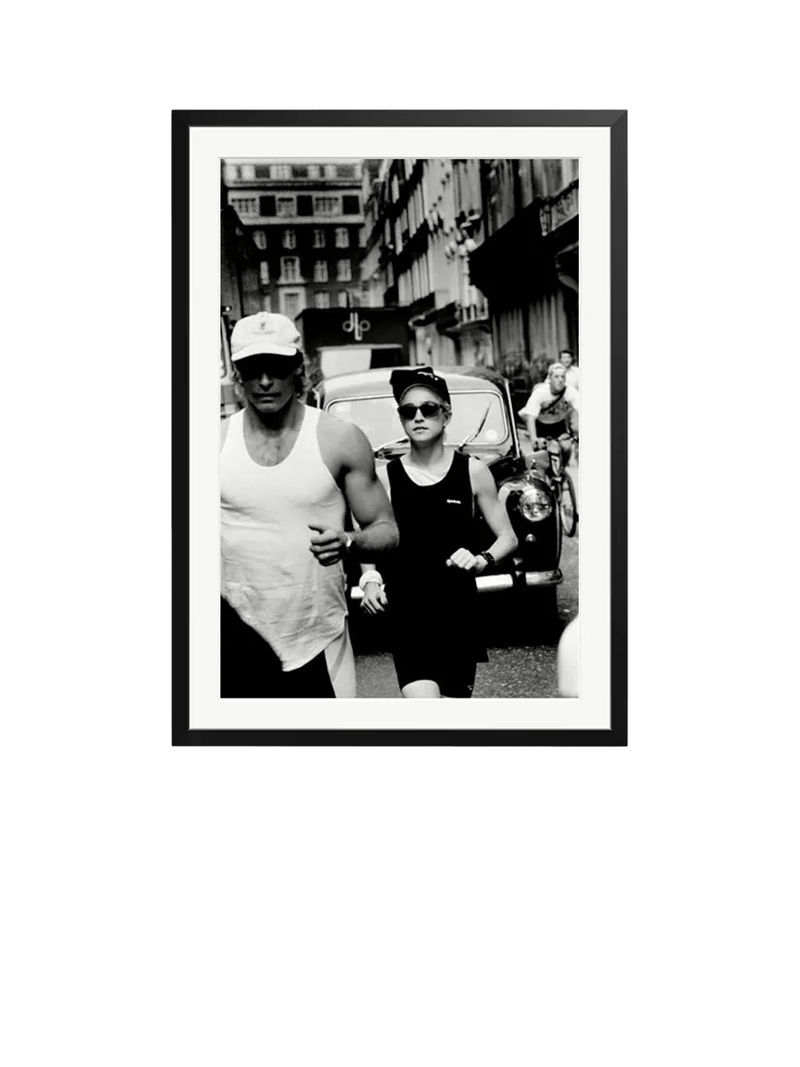 Sonic Editions framed print Madonna jogging 41x51 cm, UK version