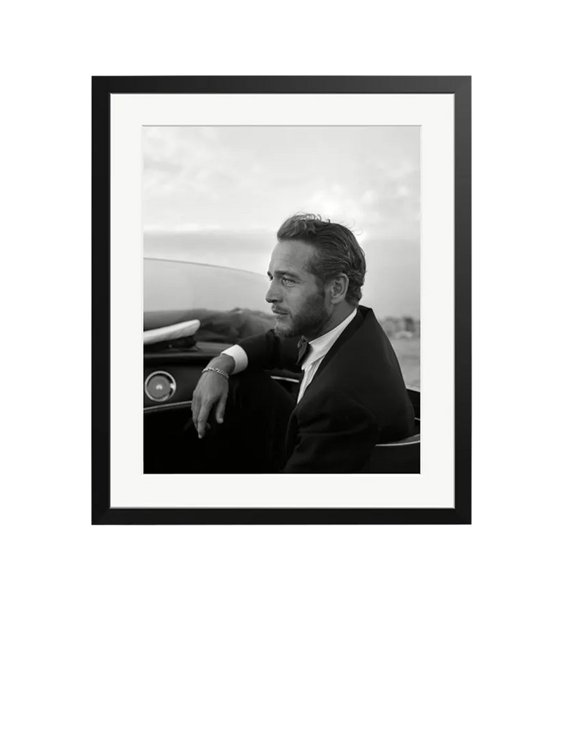 Sonic Editions Paul Newman Venice 1963 framed print large, UK version