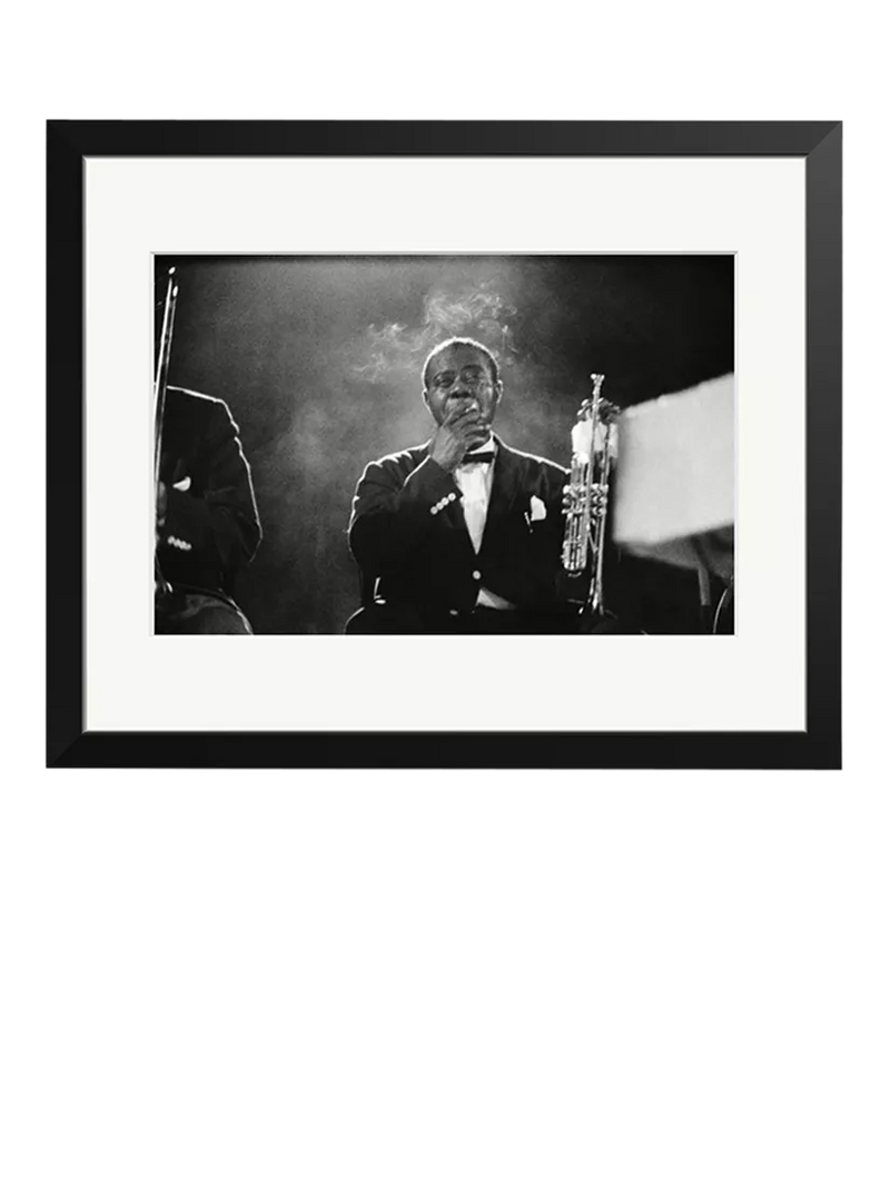 Sonic Editions Louis Armstrong framed print 61x51 cm (British brand)