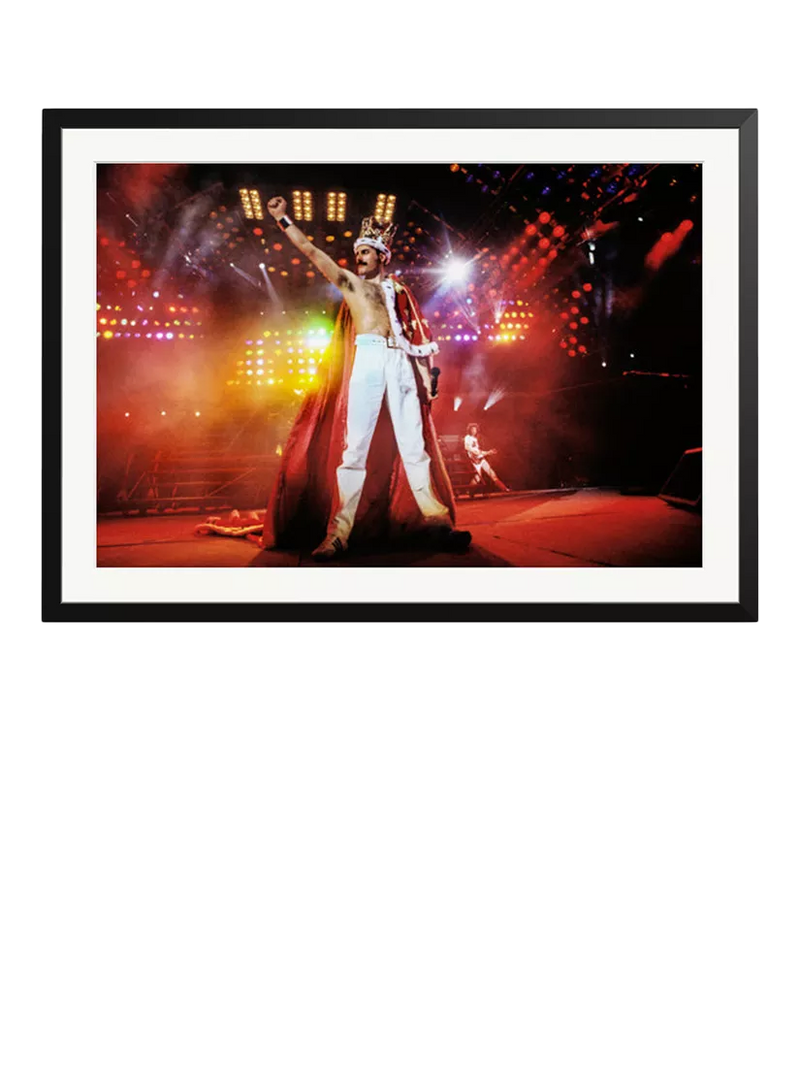Sonic Editions framed print Freddie Mercury 1986 90x77.7 cm, UK version
