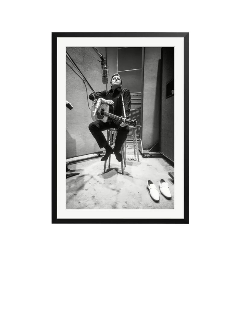 Sonic Editions Johnny Cash studio framed print, imported from the UK