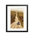 Sonic Editions Porsche 356 framed print, large (British brand)