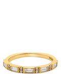 LARNAUTI lab grown diamond ring 18ct vermeil 0.30ct, UK version