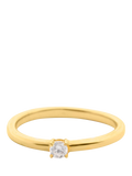 LARNAUTI Annecy 0.10ct lab grown diamond solitaire ring, UK version