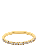 John Lewis LARNAUTI Kerala Lab Grown Diamonds 0.18ct Single Row Pave Eternity Ring- Buy online at McGrocer
