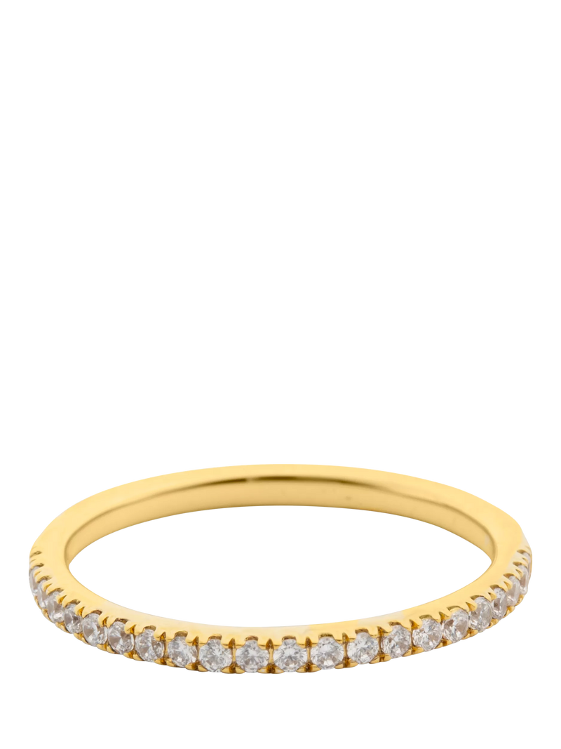 LARNAUTI lab-grown diamond pave ring 0.18ct - British product