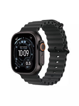 John Lewis Apple Watch Ultra 3 GPS + Cellular 49mm Smartwatch with Ocean Band - Black Titanium- Buy online at McGrocer