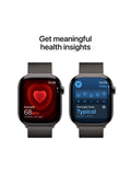 Apple smartwatch titanium case Milanese Loop 46mm, imported from the UK